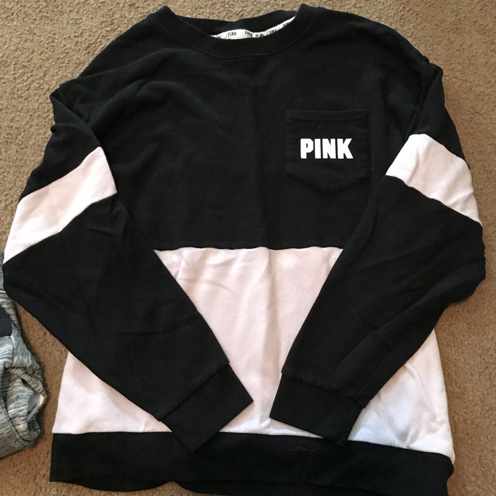 PINK oversized crewneck